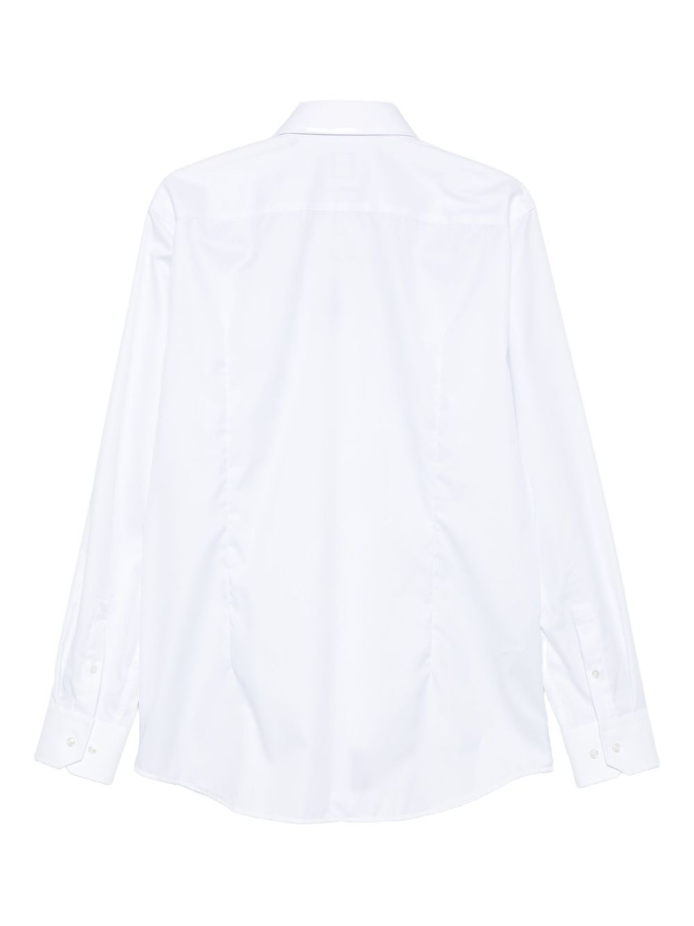 Hugo Boss Formal White Button-down Shirt With Tailored Fit In White