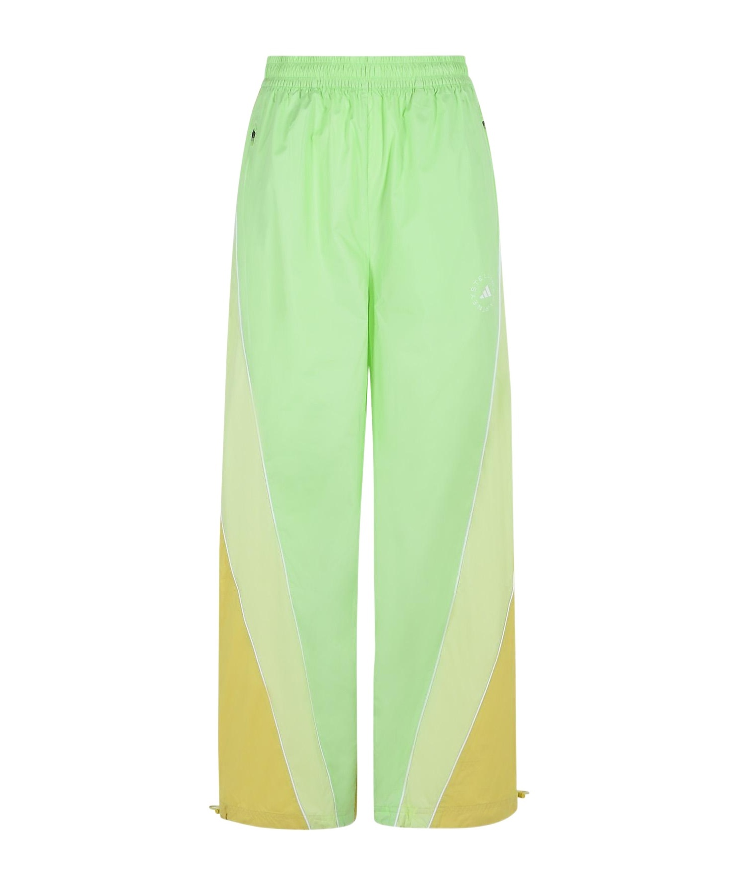 Shop Adidas By Stella Mccartney Truelife Woven Trackpants In Green