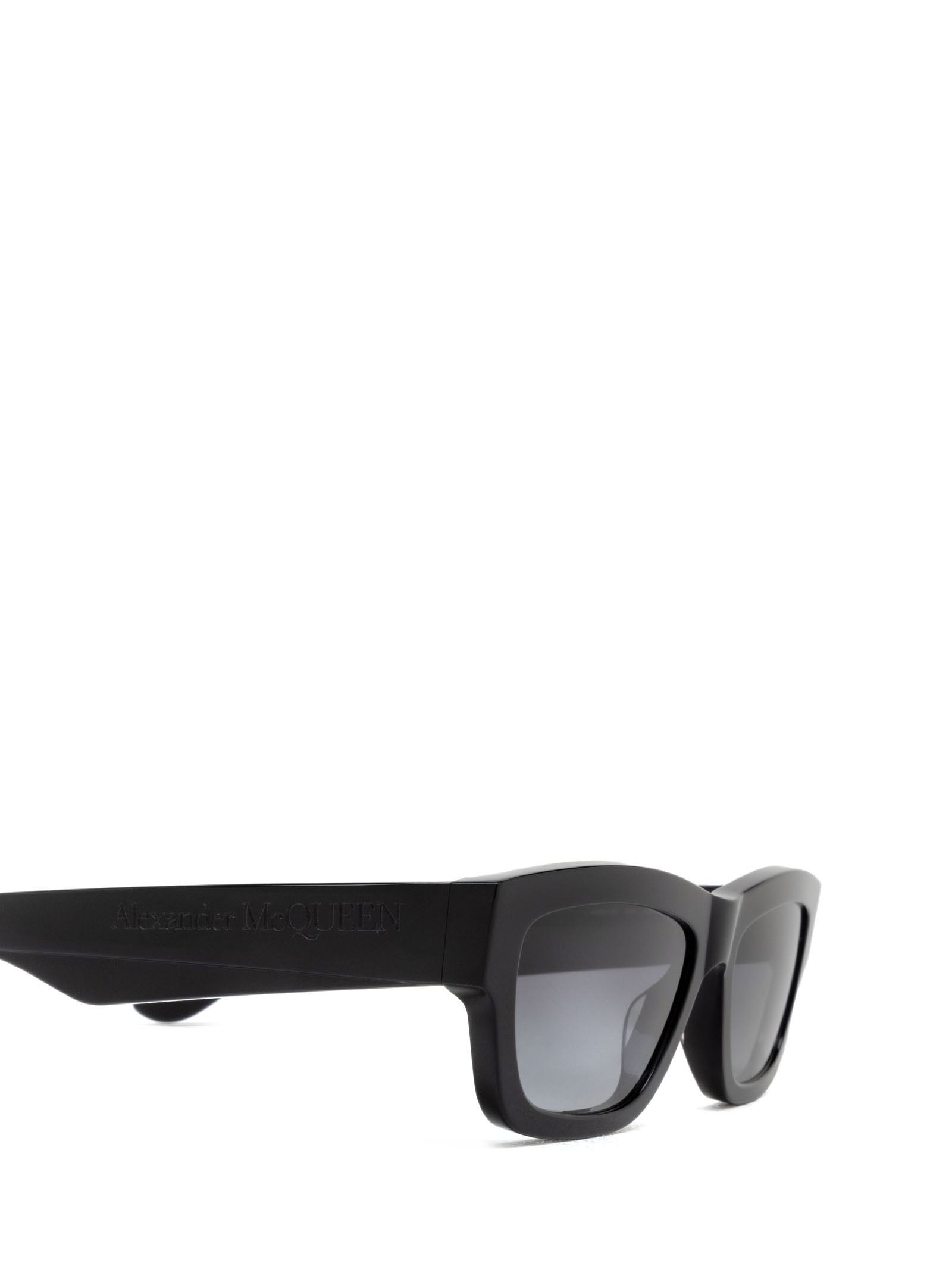 Alexander Mcqueen Eyewear Rectangle Frame Sunglasses In Black