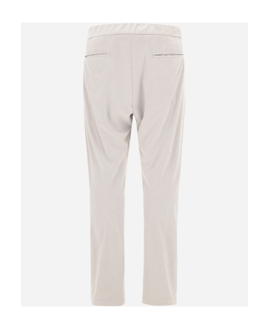Herno Cashmere And Silk Trousers In White