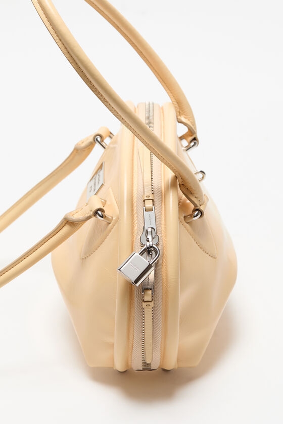 Acne Studios Mini Bowlina Shoulder Bag In Nude