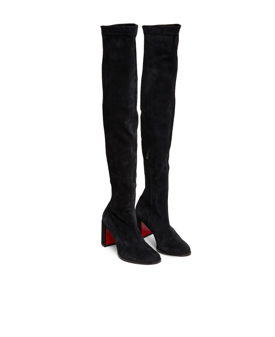 Christian Louboutin Stretchadoxa 70mm Over-the-knee Boots In Black