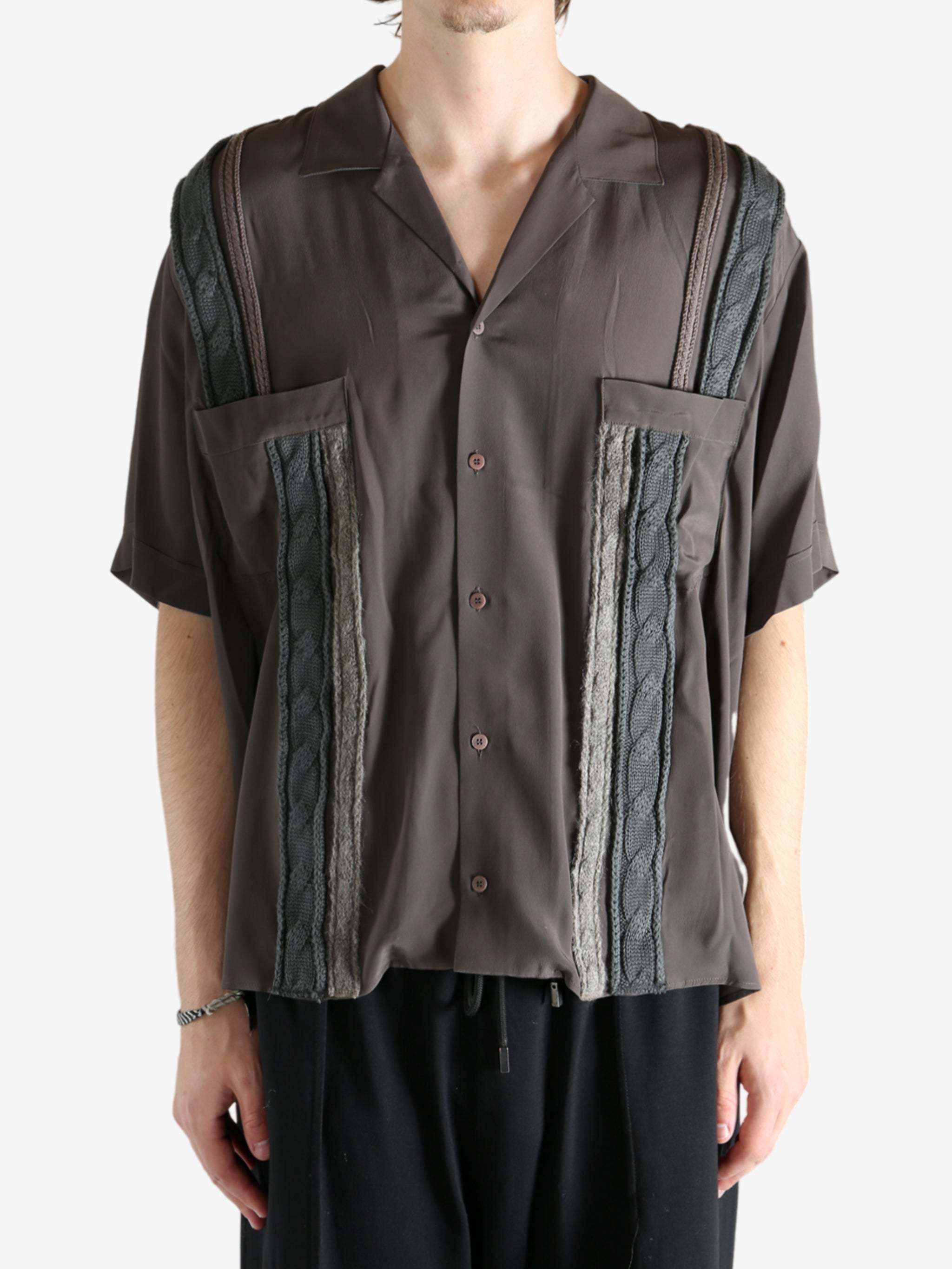 Magliano Short-sleeved Shirt With Chest Pocket In Multi