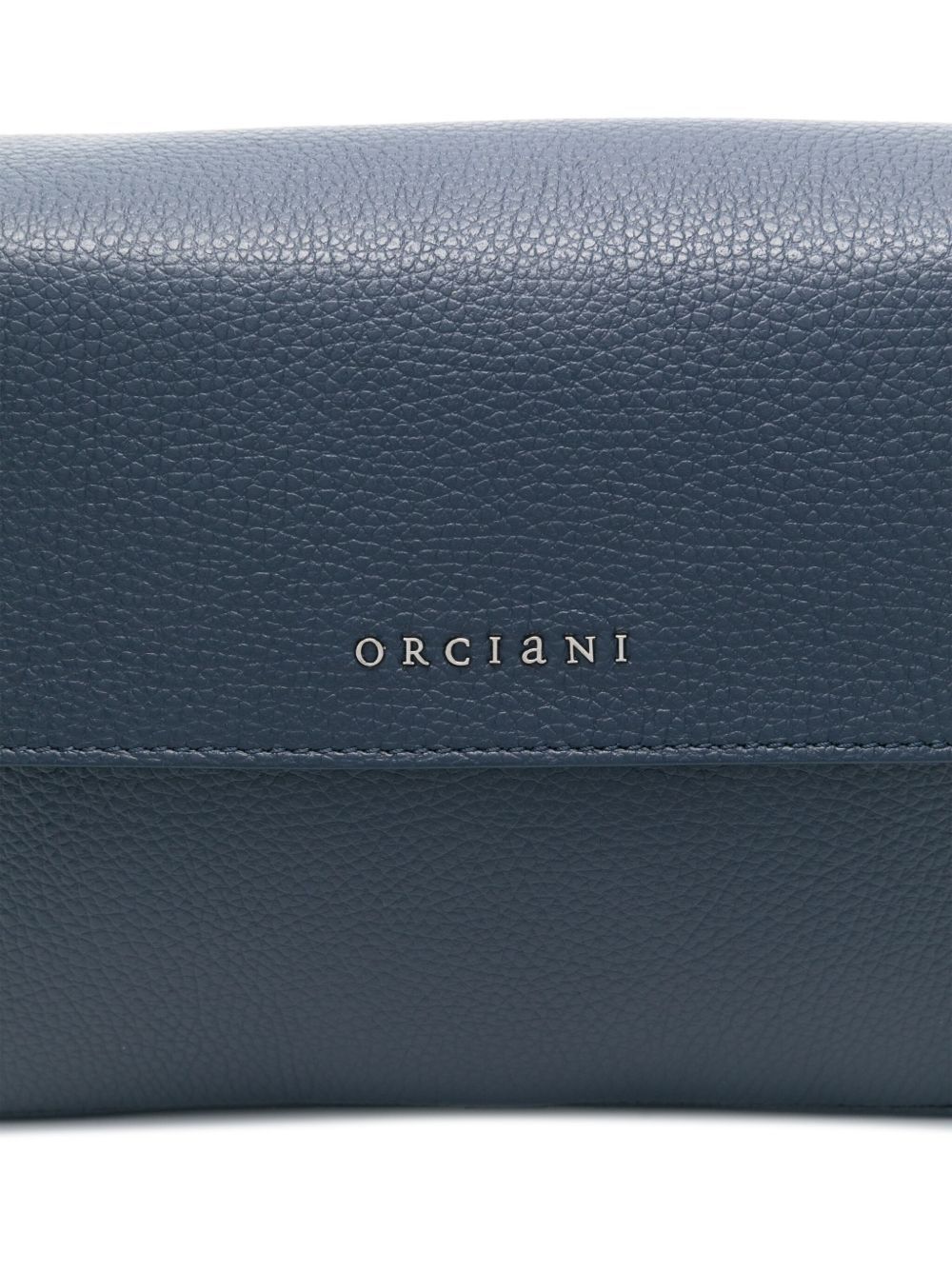Orciani Logo Clutch In Navy