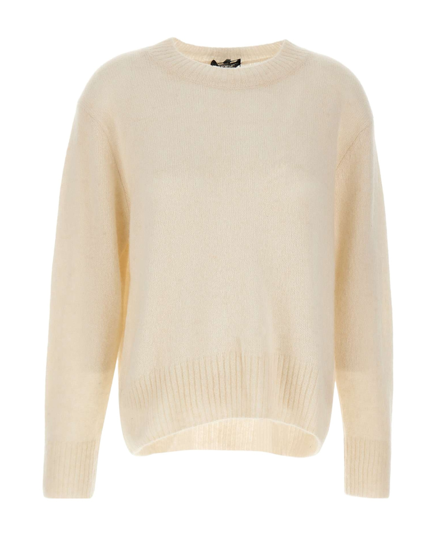 Apc A.p.c. Crewneck Brushed Jumper In Nude