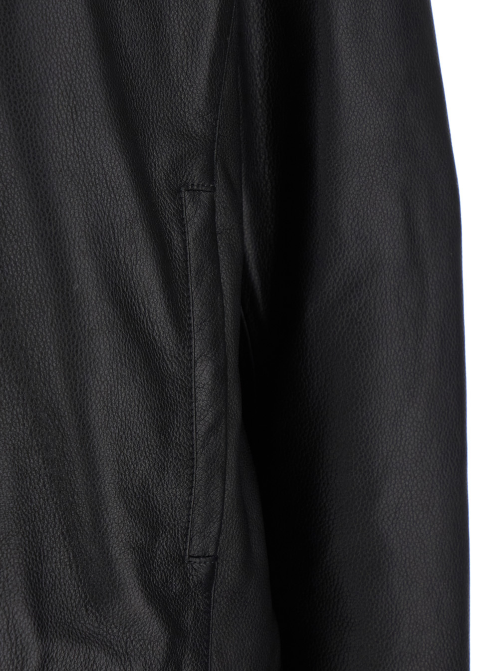 Arma Wani Black Jacket With Classic Collar In Leather Man In Black