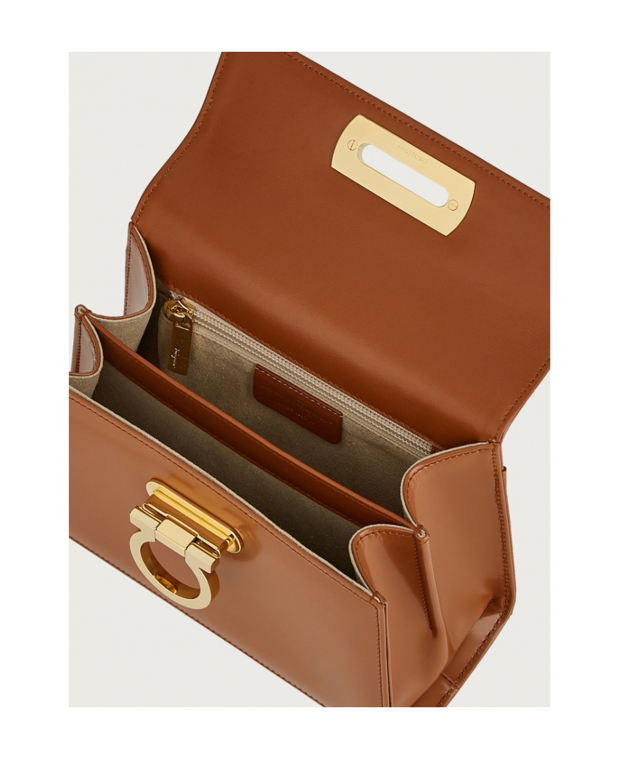 FERRAGAMO SALVATORE FERRAGAMO ICONIC TOP HANDLE BAG