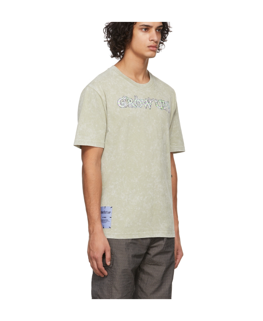 Mcq By Alexander Mcqueen Logo T-shirt With Round Neck In Nude