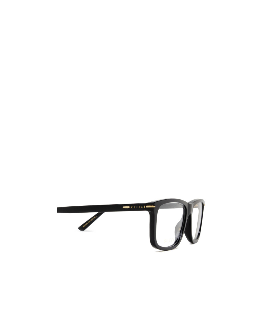 Gucci Demo Rectangular Men's Eyeglasses Gg1447o 001 57 In Black