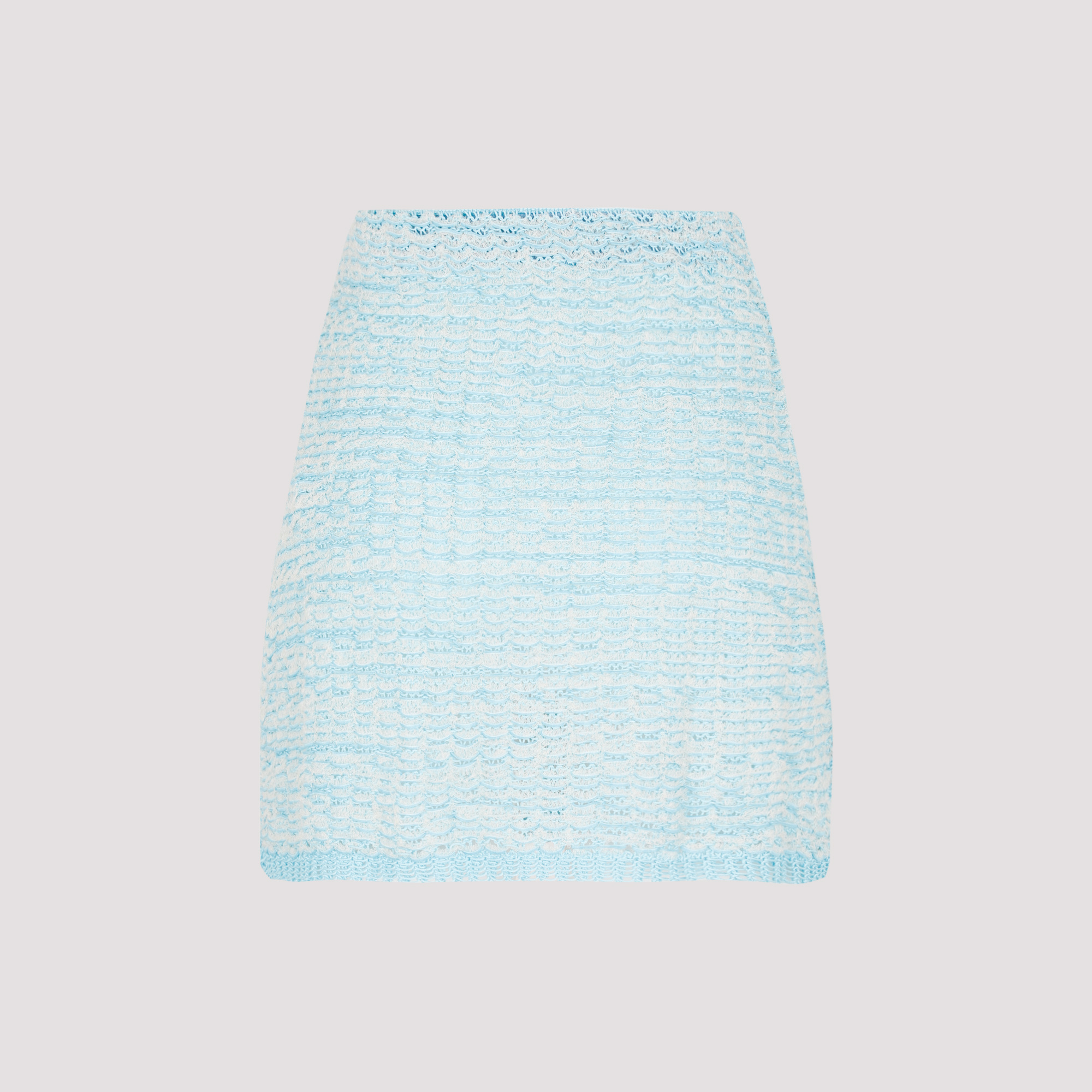 Acne Studios Bouclé Tweed Mini Skirt In Blue