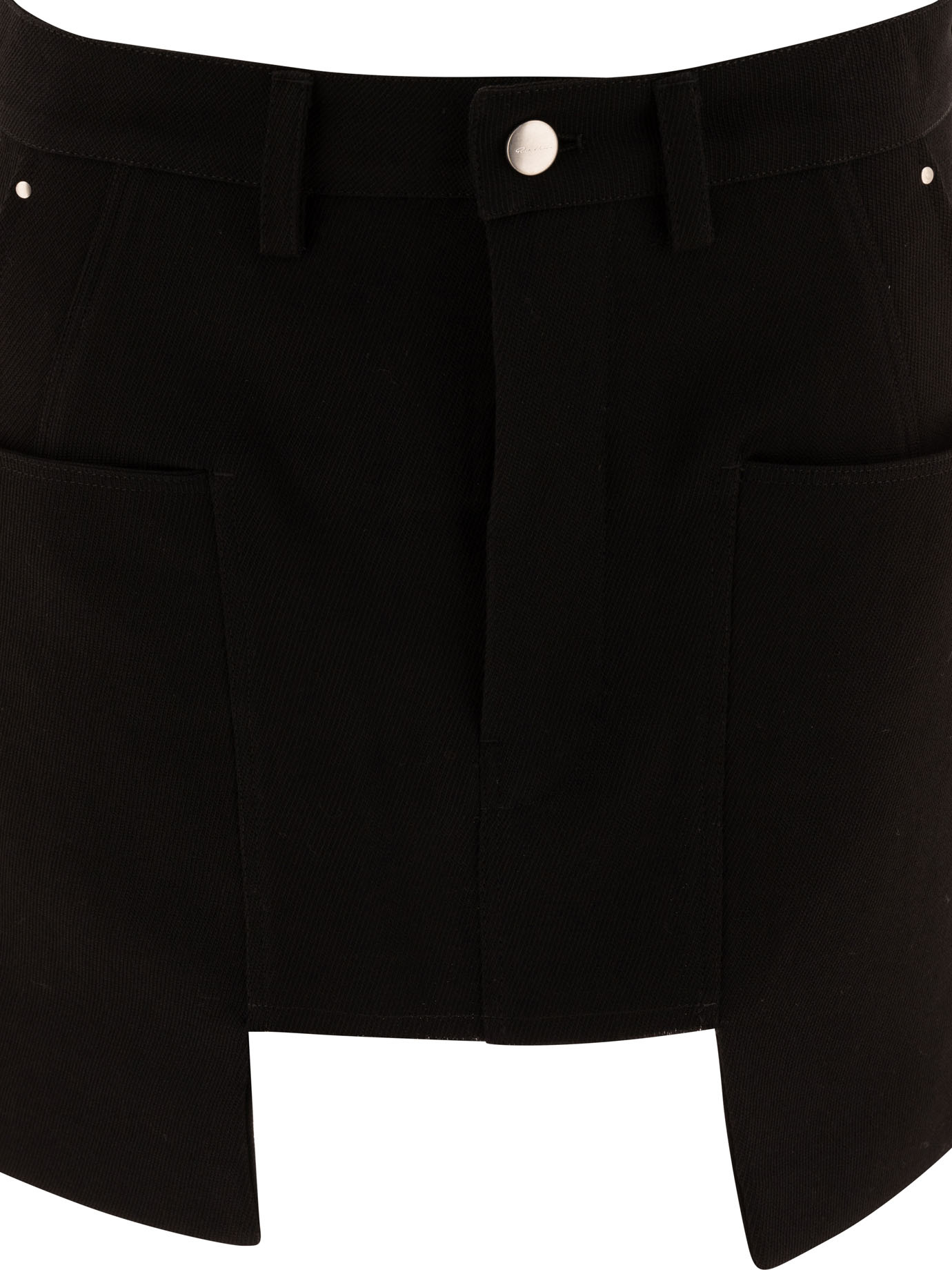 Rick Owens Stefan Mini Skirt In Black