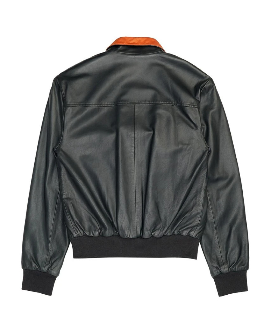 Alexander Mcqueen Black Long-sleeved Casual Jacket In Black