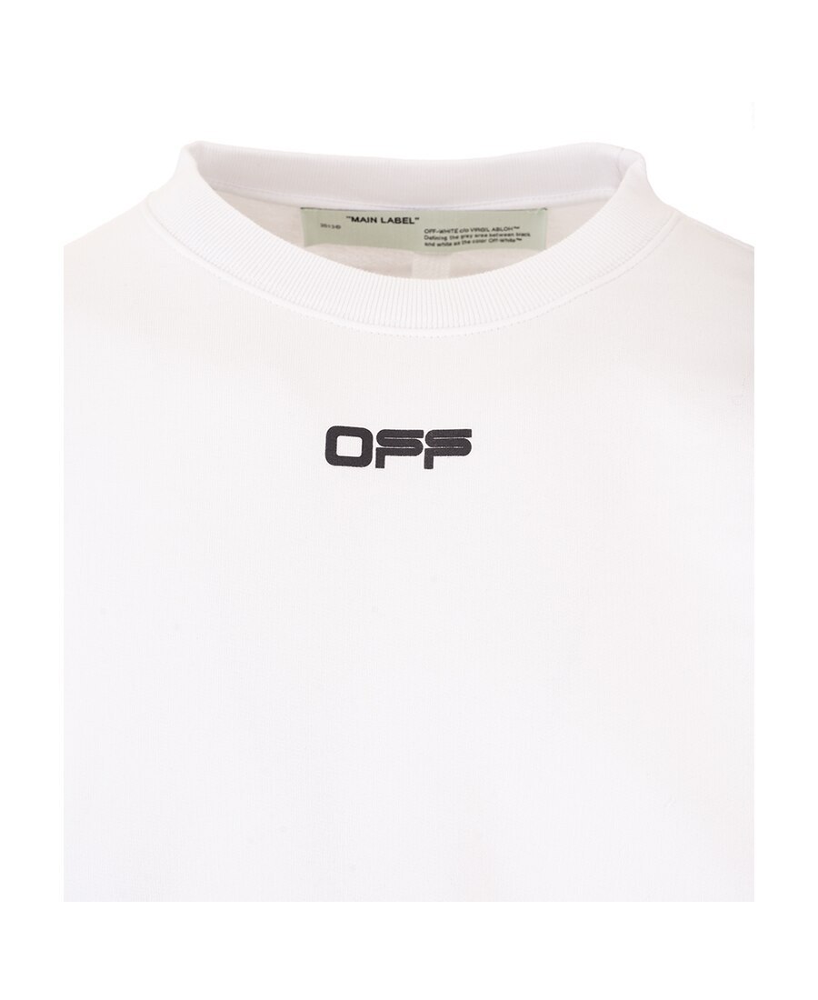 Off-white Logo Printed Sweater In White