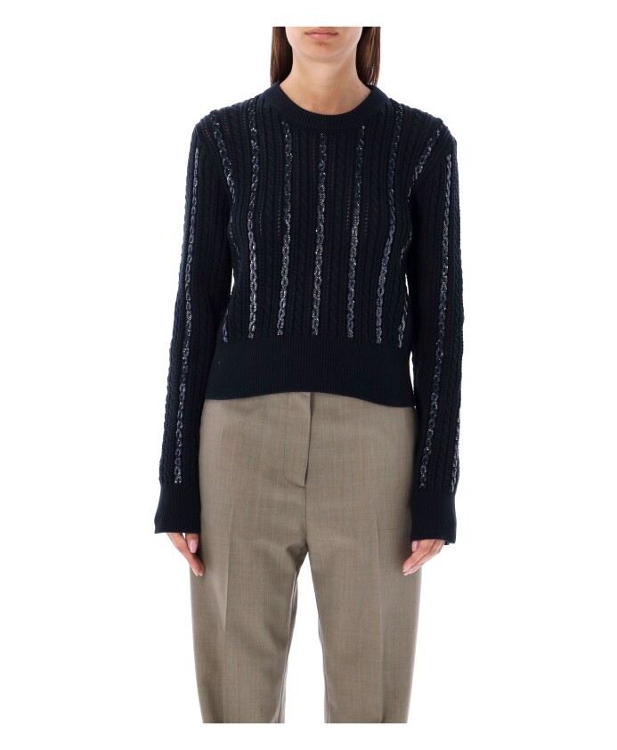 Golden Goose Women's Sweater Sequin In Black