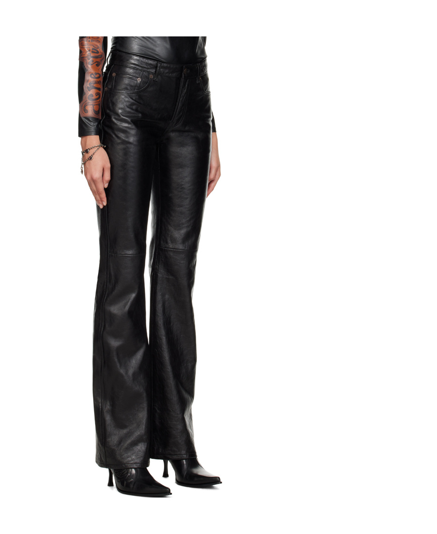 Acne Studios Straight Casual Pants In Black