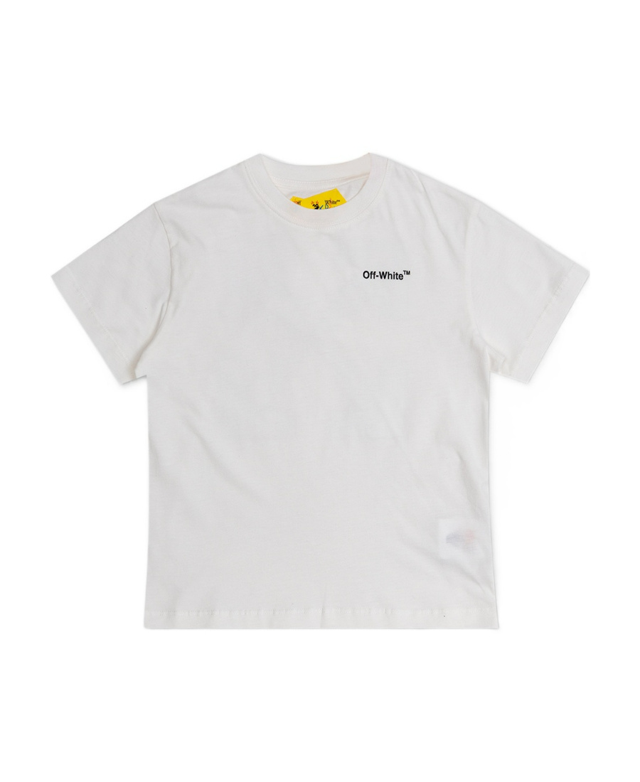 Off-white Arrows-motif Cotton T-shirt In White