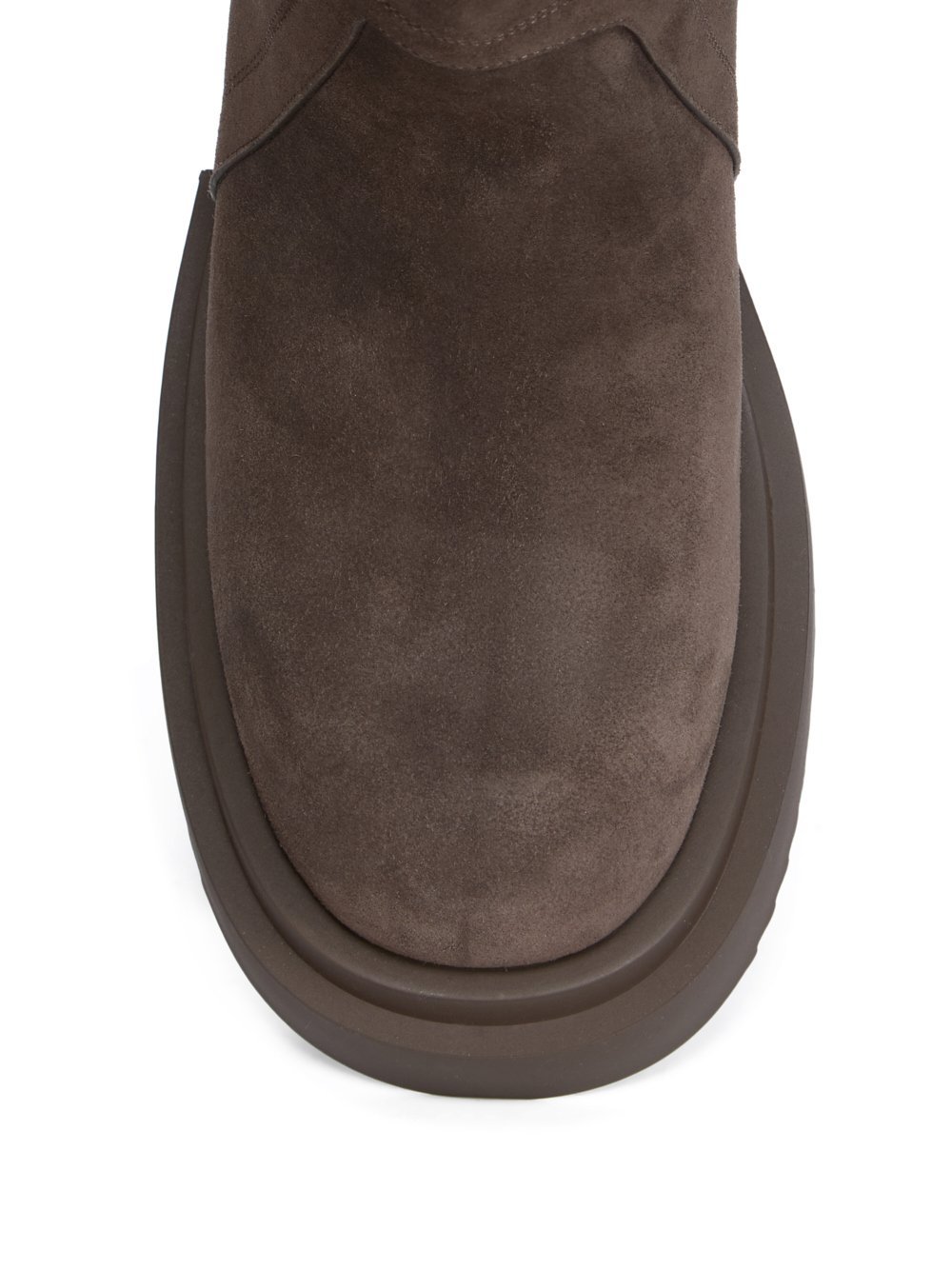 Rick Owens Bogun Boots In Gray