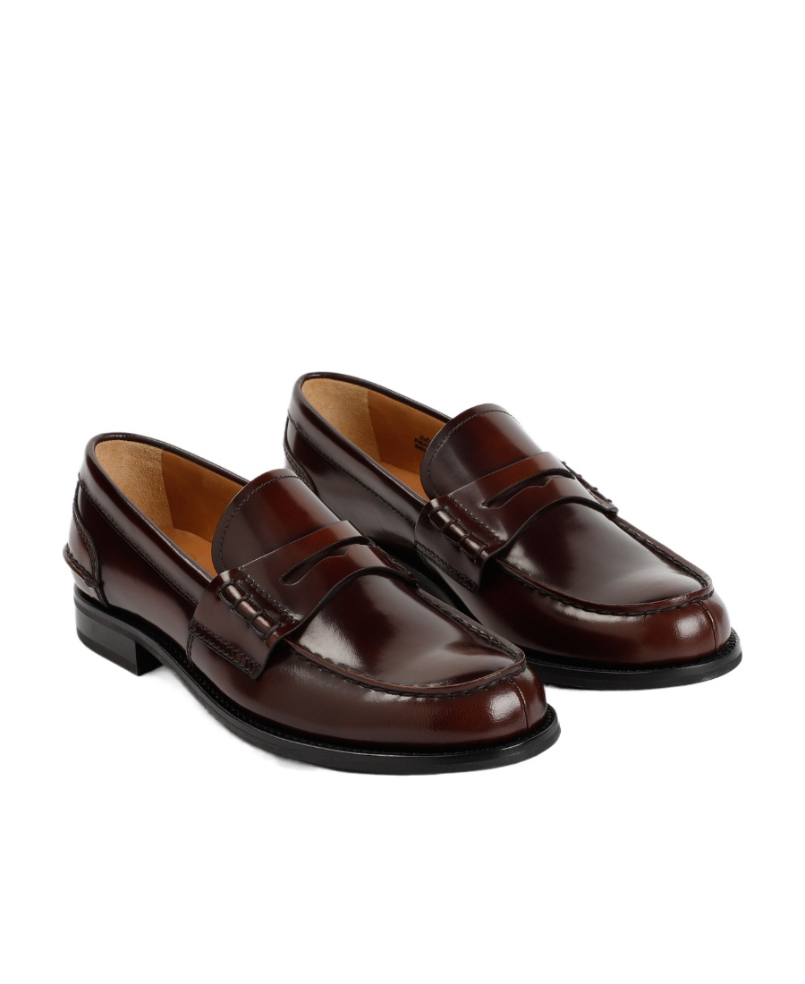 Church's Pembrey Patent-leather Penny Loafers In Black