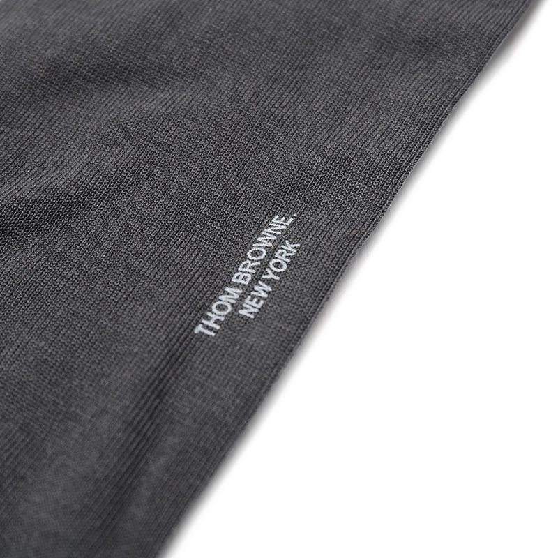 Shop Thom Browne 4-bar Mid-calf Socks In Black
