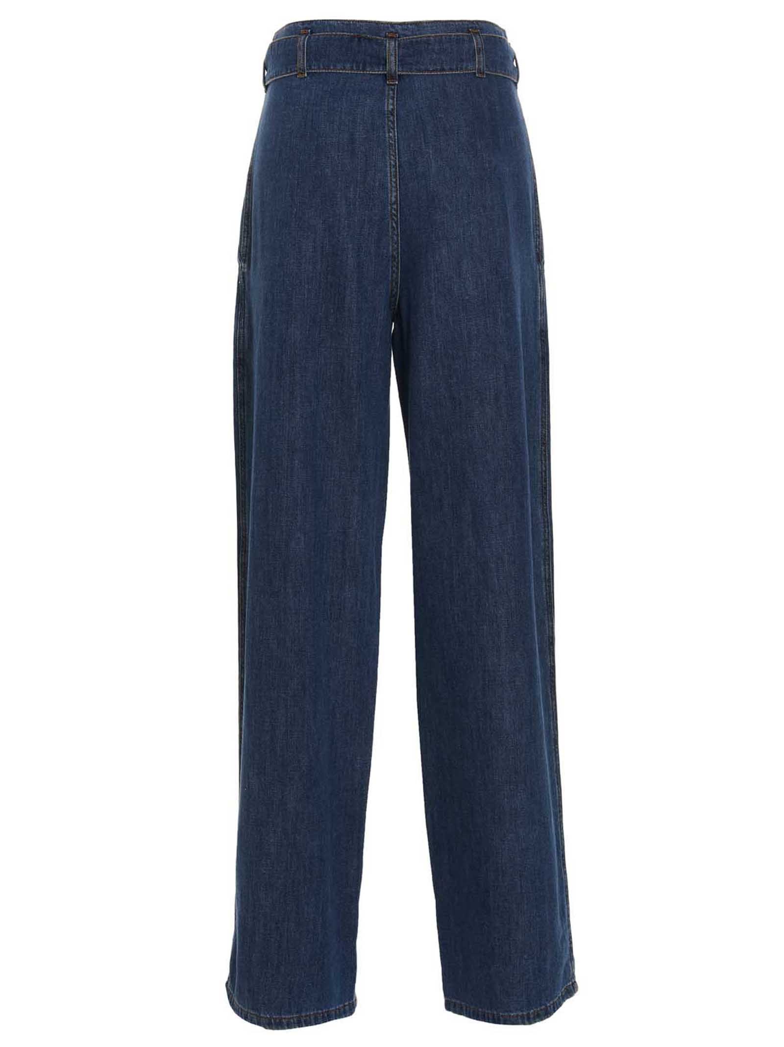 Philosophy Di Lorenzo Serafini High-waisted Straight-leg Jeans In Blue