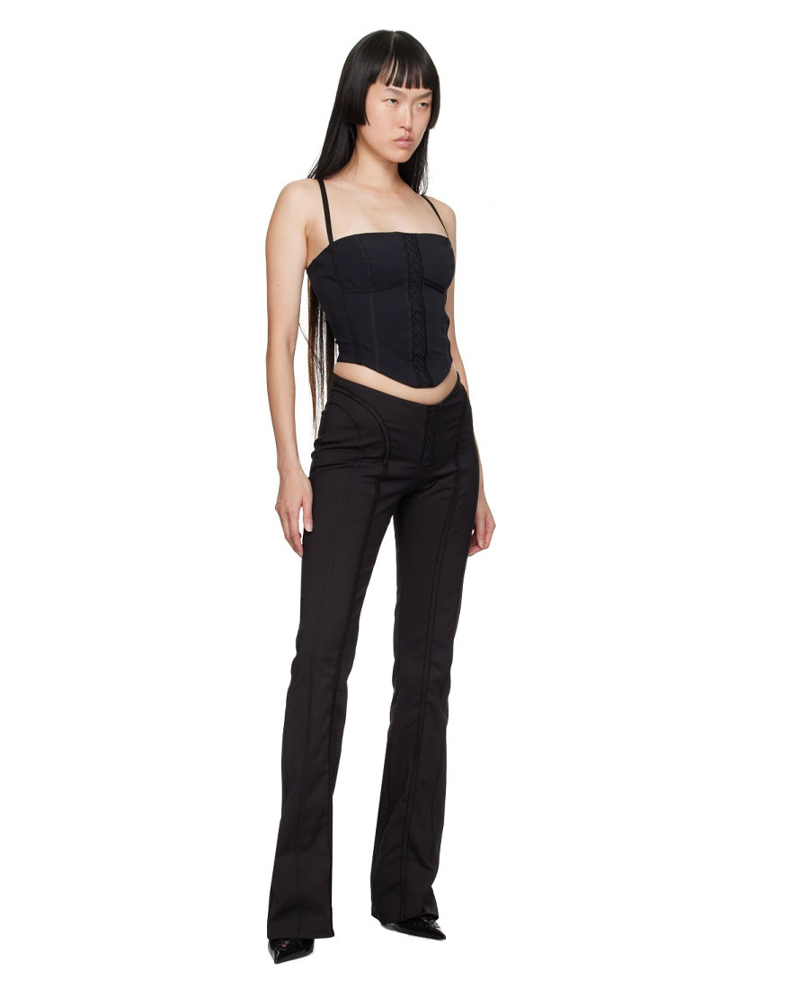Misbhv Black Lara Tank Top In Black