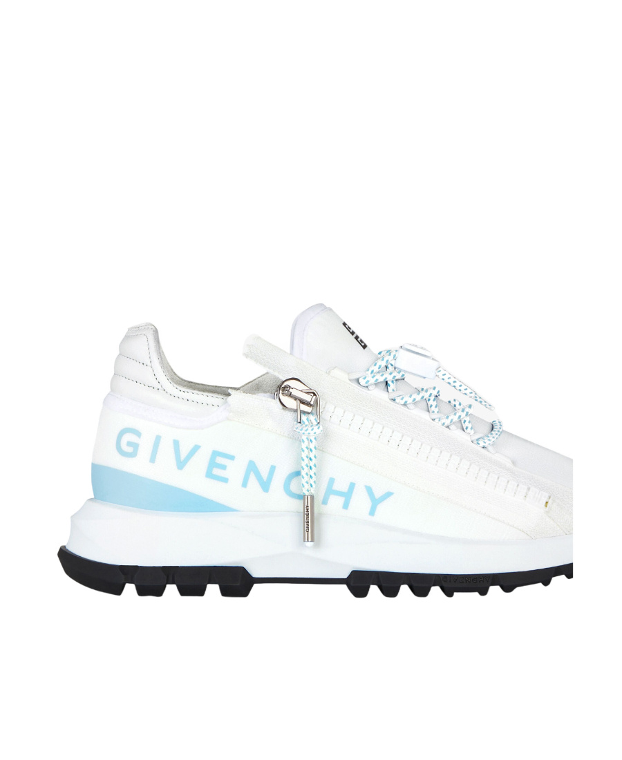 Shop Givenchy Spectre Runner Sneakers In Synthetic Fiber With Zip In White