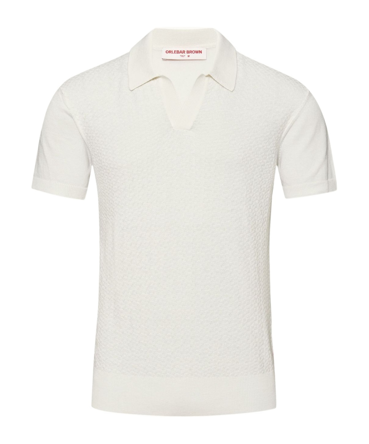 Orlebar Brown Short-sleeved Polo Shirt In White