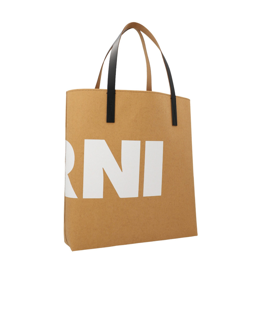 MARNI LOGO-PRINT TOTE BAG