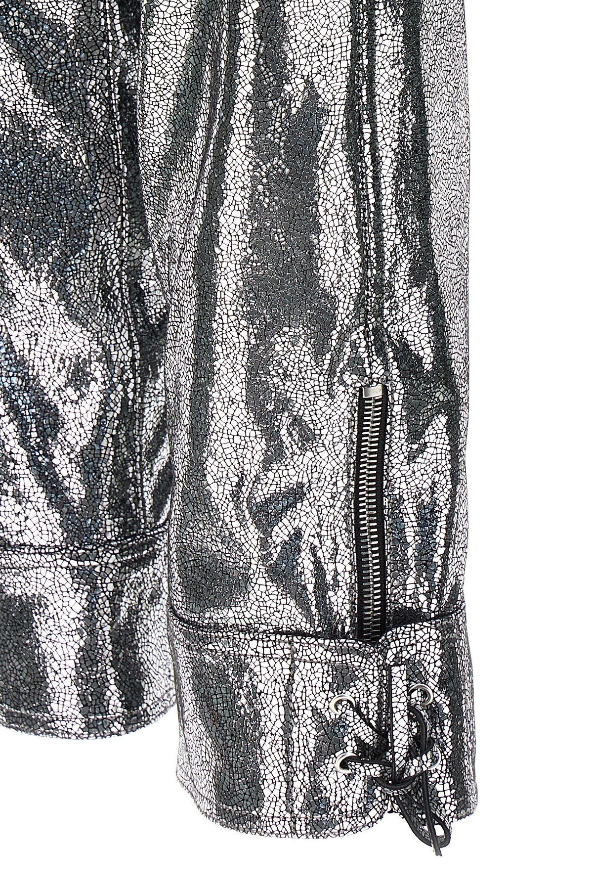 Isabel Marant Trousers Featuring Adjustable Straps And Metallic Finish In Gray