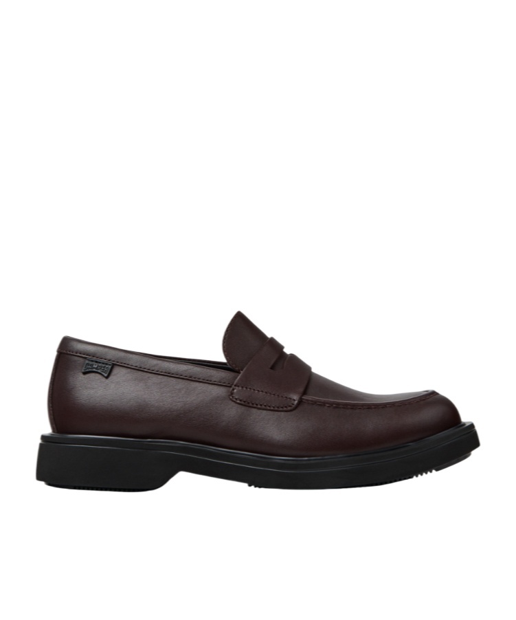 Camper Round-toe Loafers In Brown
