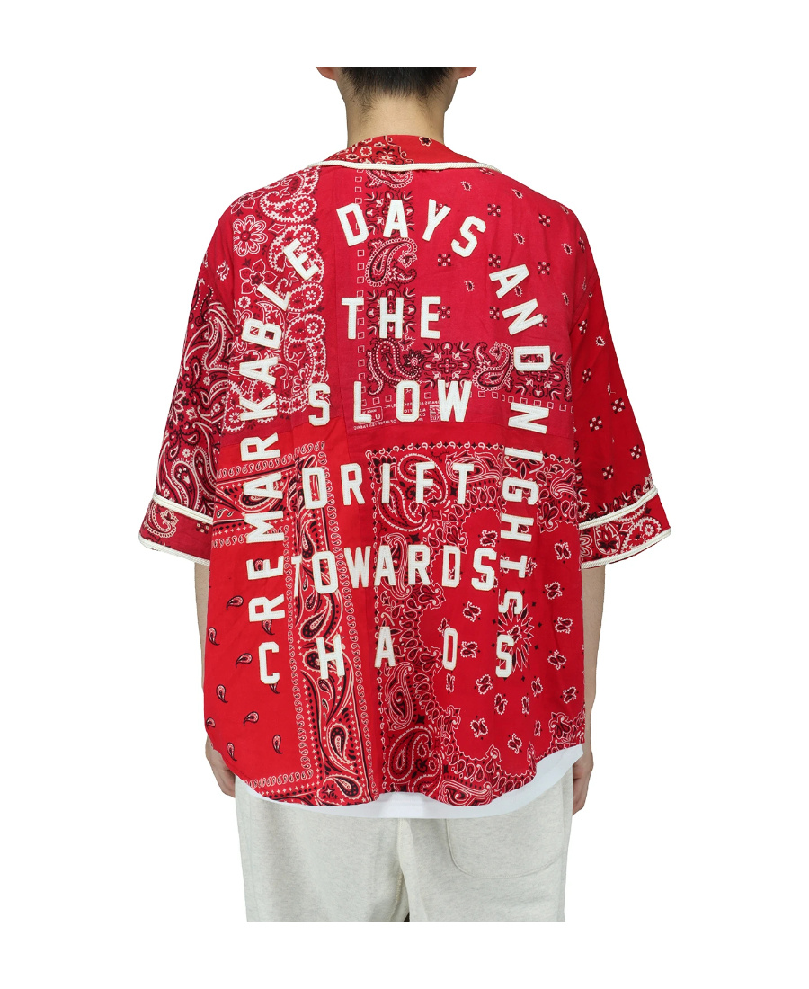 Readymade Bandana-print Cotton Shirt In Red