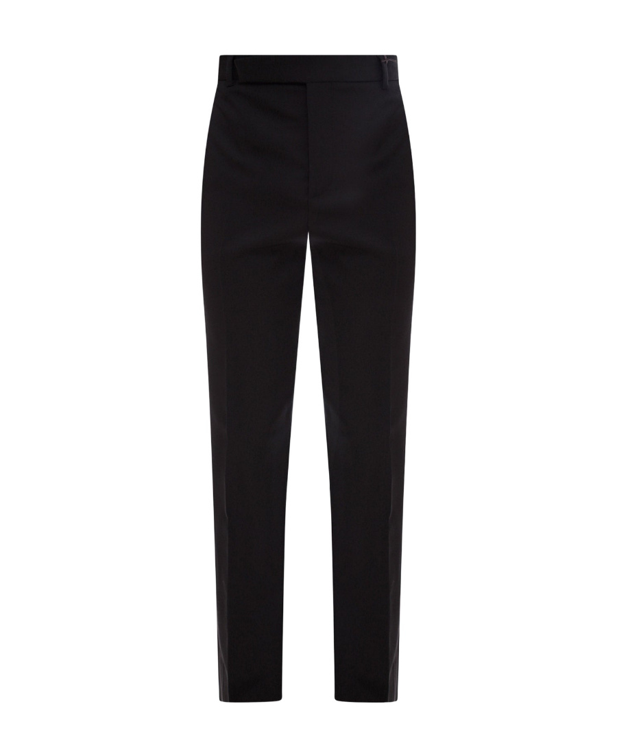 Saint Laurent Straight-leg Tailored Trousers In Black