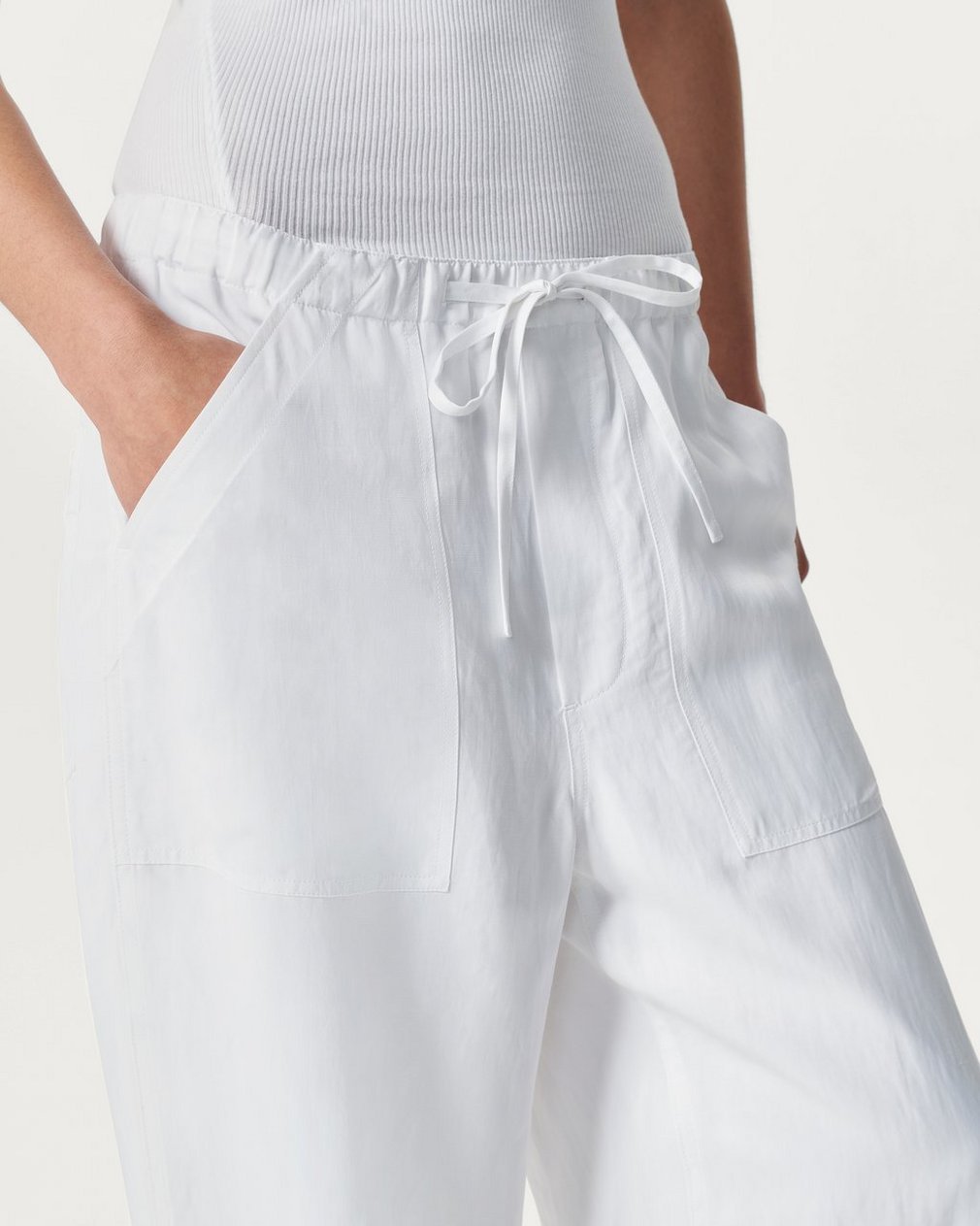 Rag & Bone Adina Beach Pants In White