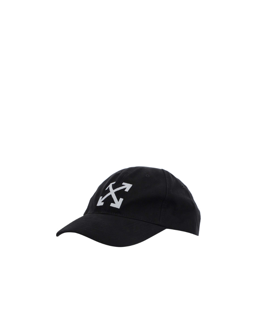 Off-white Arrows-logo Baseball Cap In Black