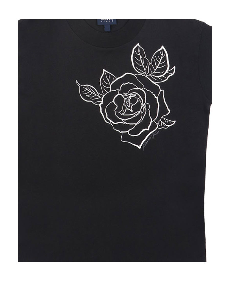 Armani Jeans Logo T-shirt In Black