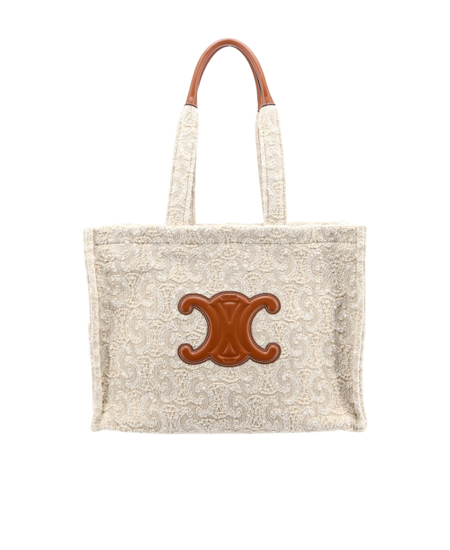 Celine One-shoulder Bag With Both Hands Handle In Nude