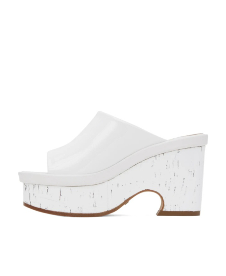 CHLOÉ OPEN-TOED THICK-HEELED HIGH-HEEL SANDALS