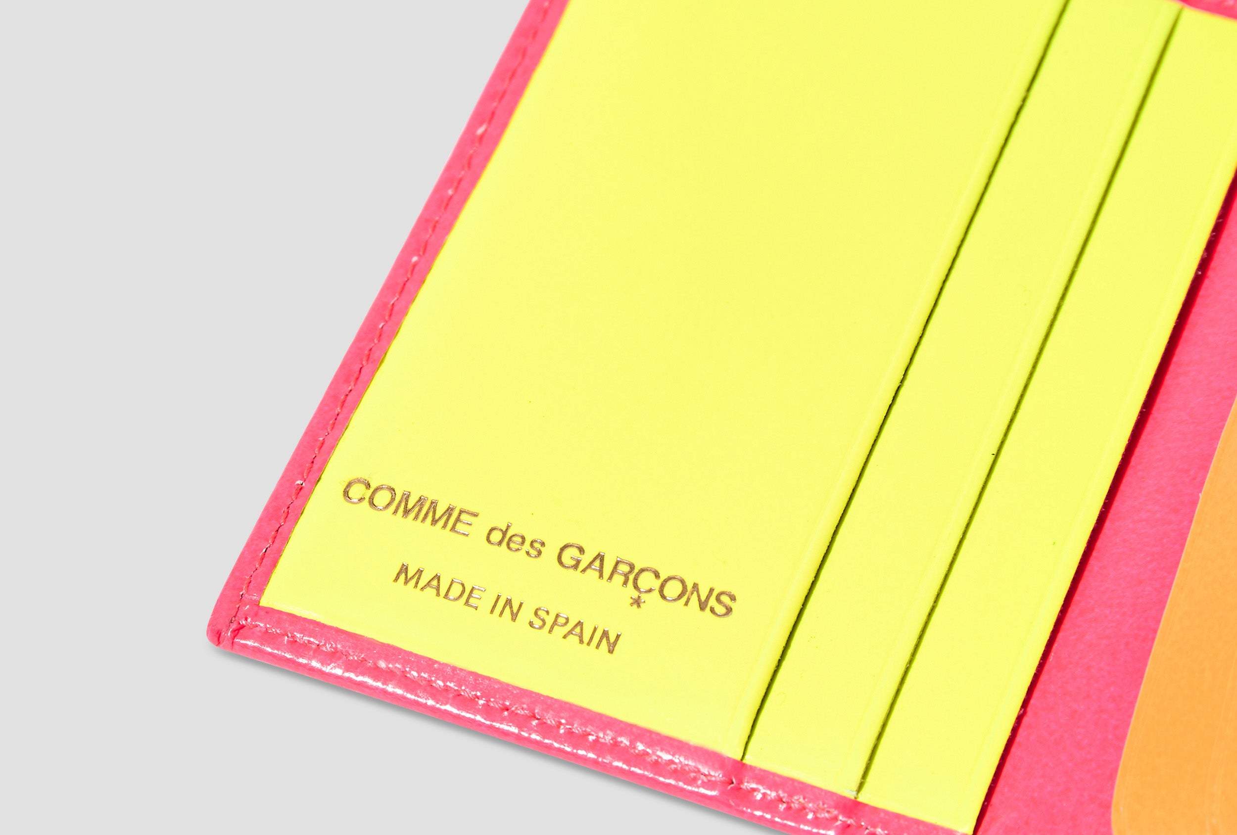 Comme Des Garçons Folding Wallet In Pink