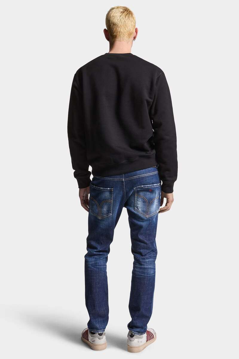 Dsquared2 Distressed Skinny Jeans In Blue