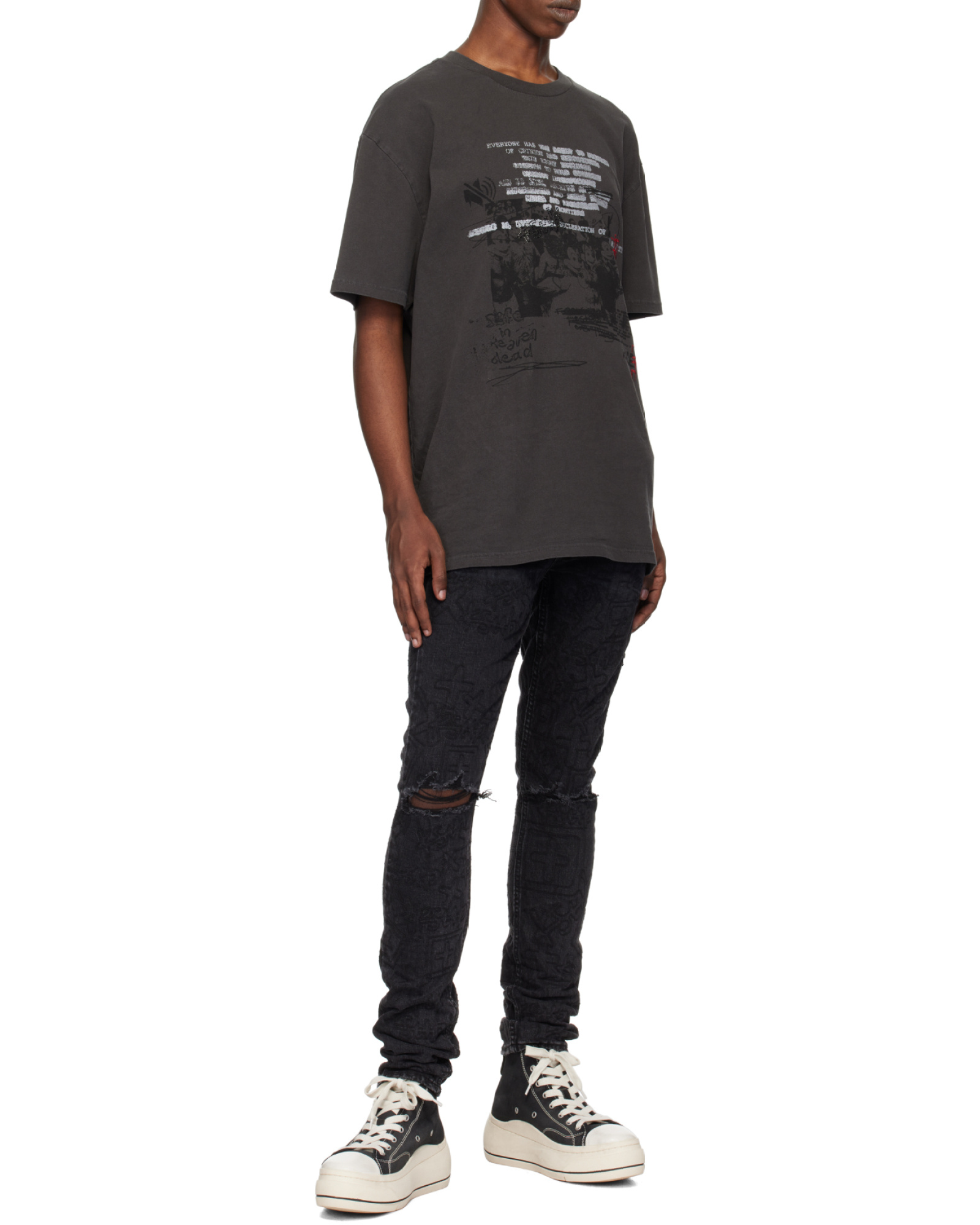 KSUBI DENIM TROUSERS WITH BELT LOOPS 