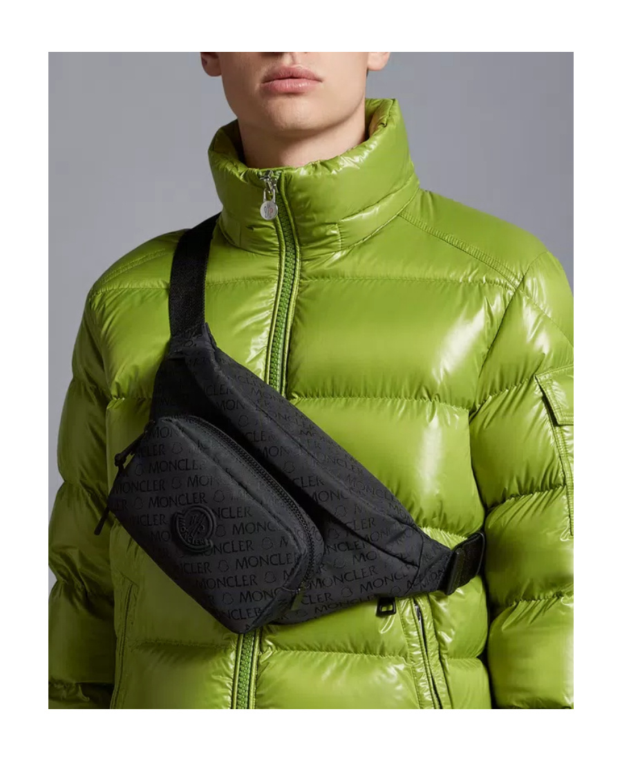 Moncler Durance Piccolo Technical Fabric Belt Bag In Black