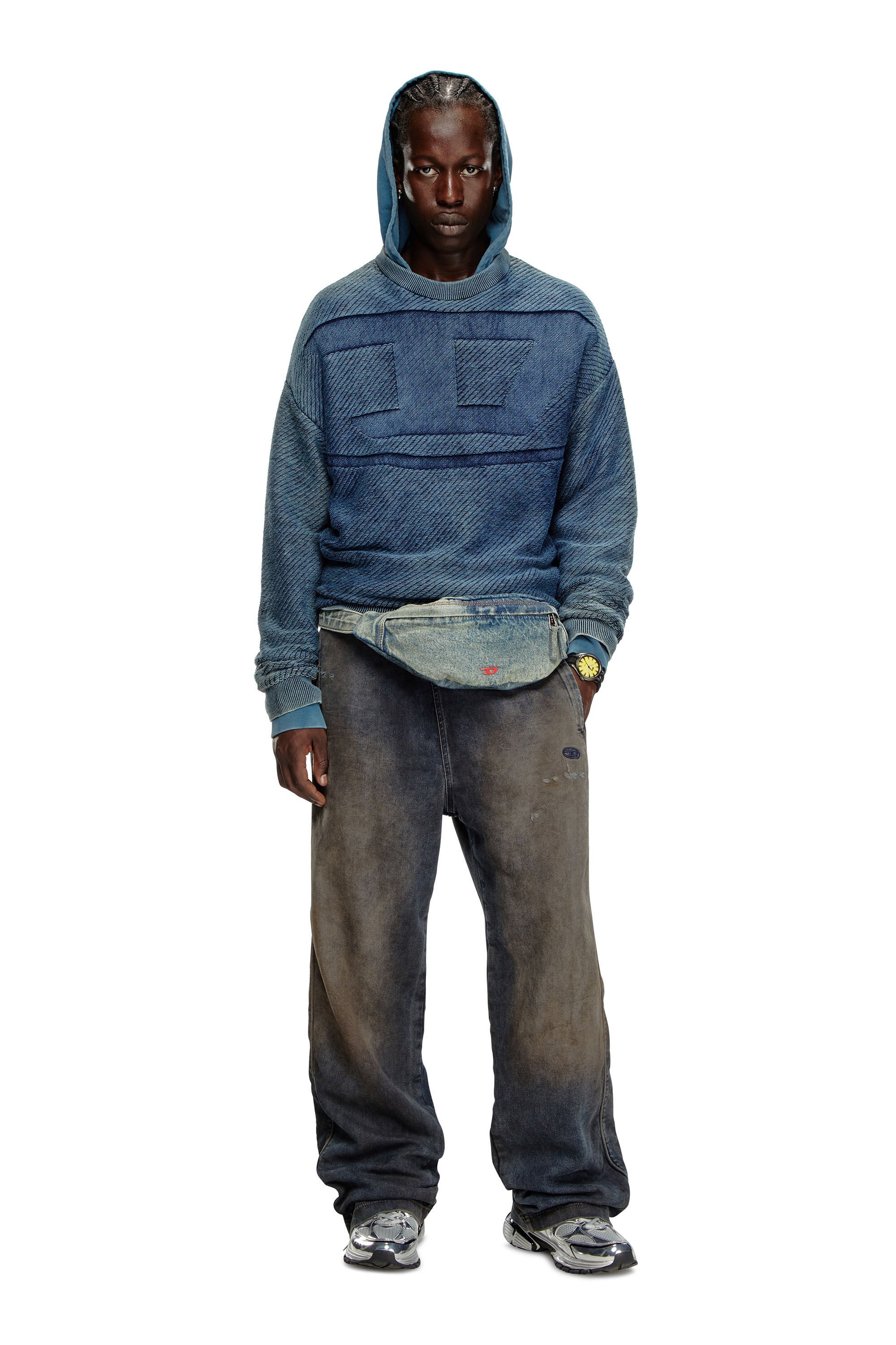 DIESEL K-KLEVERY ORGANIC COTTON PULLOVER 