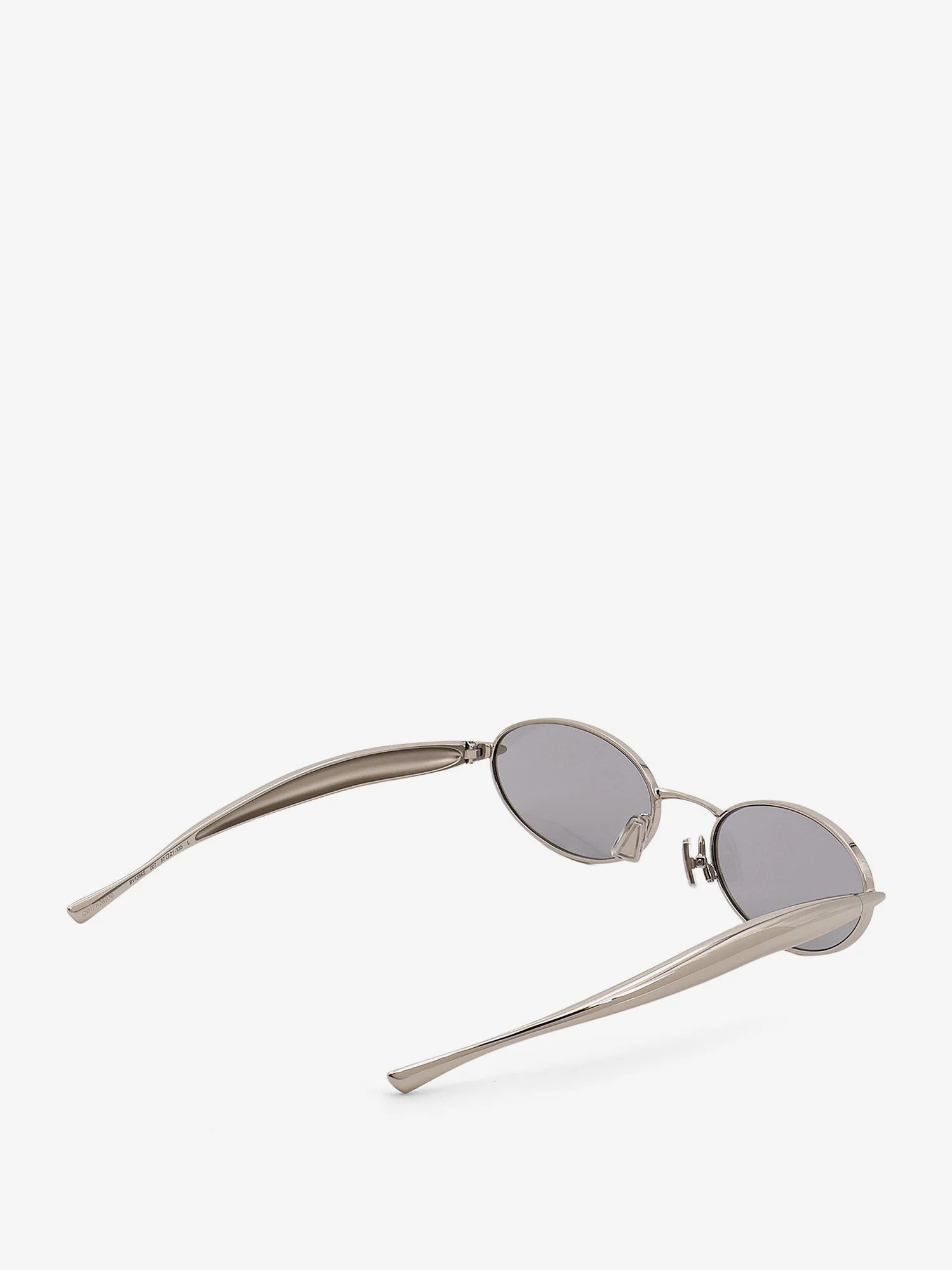 Bottega Veneta Full Frame Sunglasses In Silver