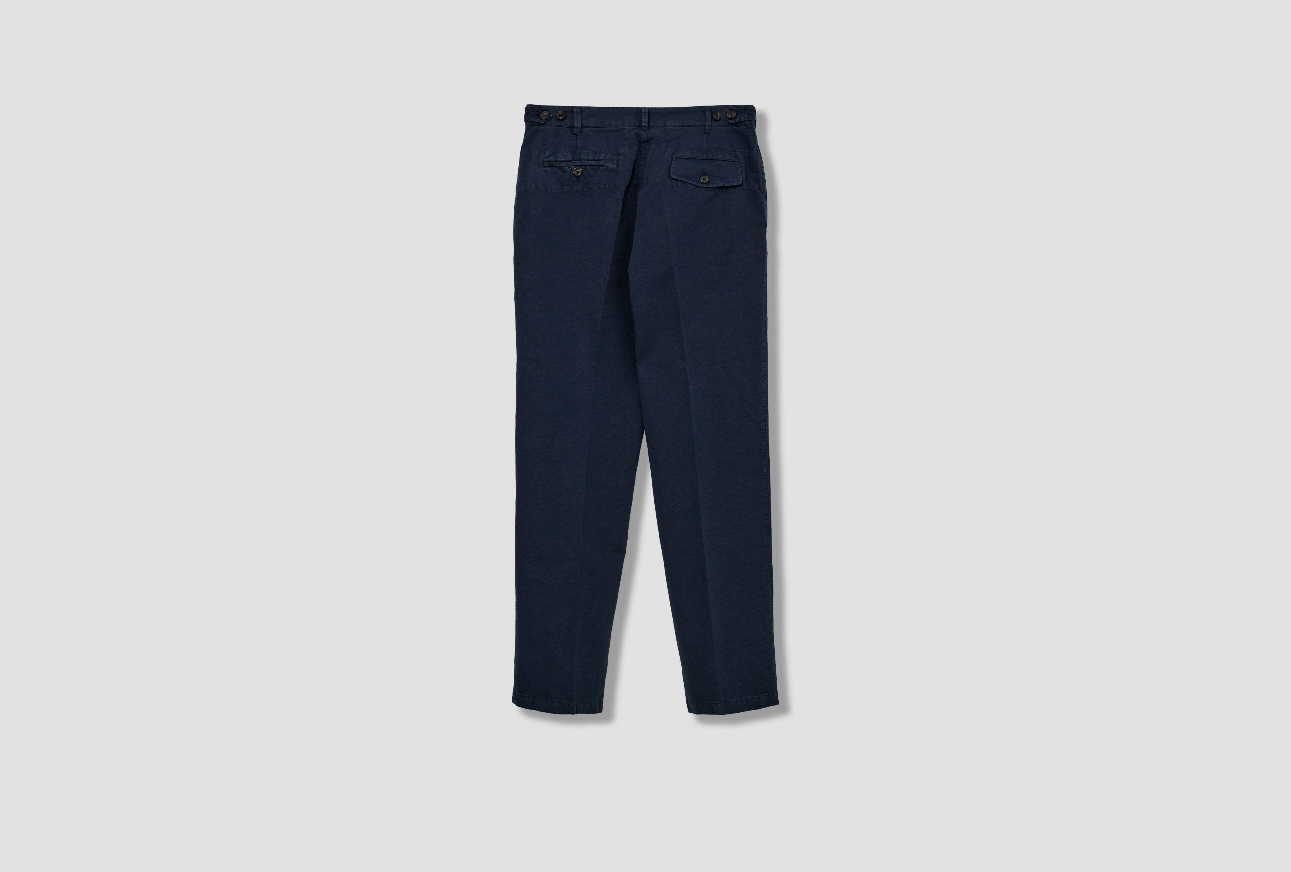 Drake's London Belt Loop Casual Pants In Black