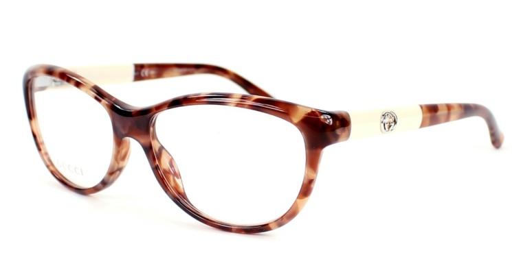 Gucci Logo Detail Flat Lens In Brown