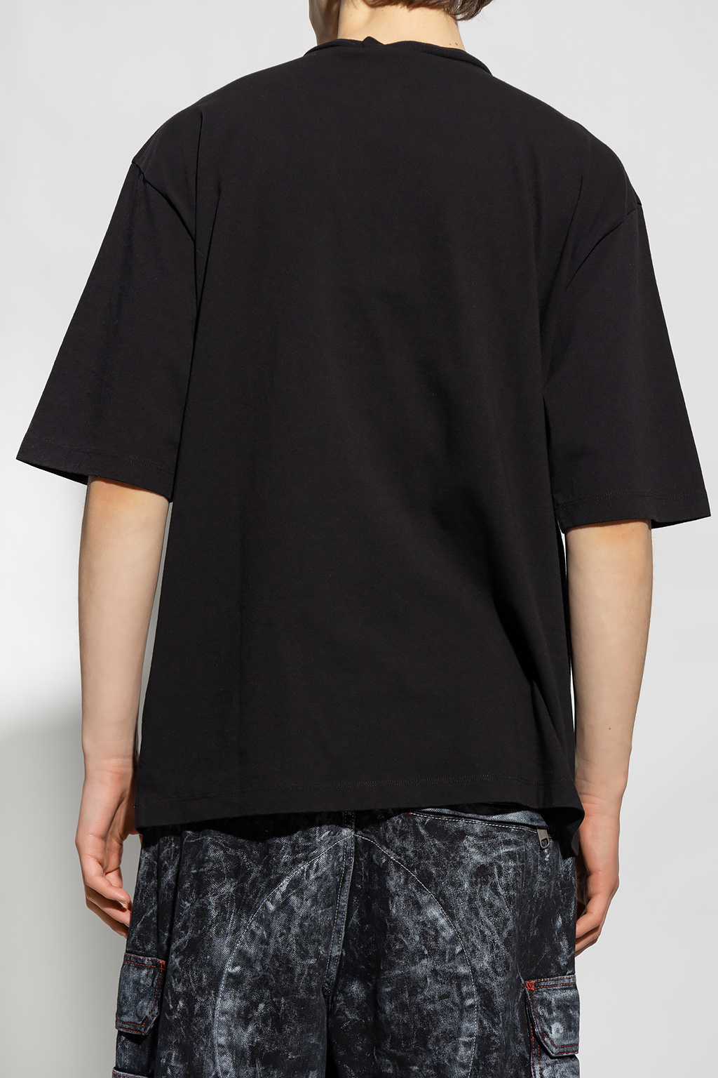 Dsquared2 Dsquared Men Black Cotton One Life T-shirt In Black