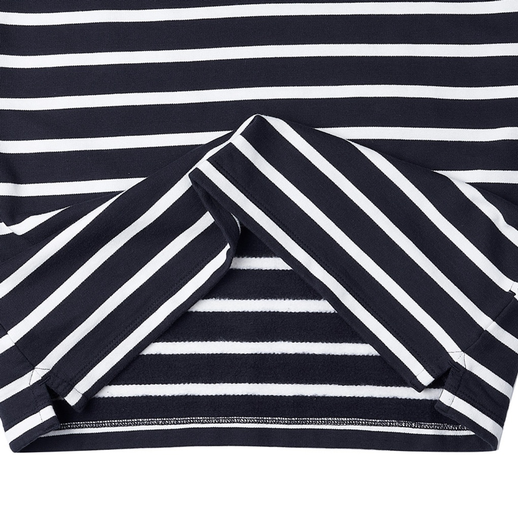 Barbour Striped Half-zip Sweater In Black