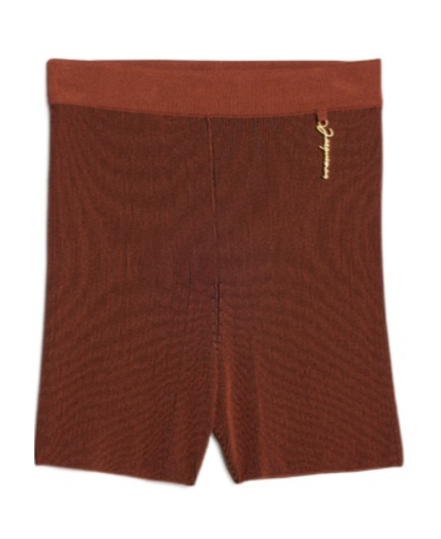 Jacquemus Le Short Pralu Knitted Shorts In Brown