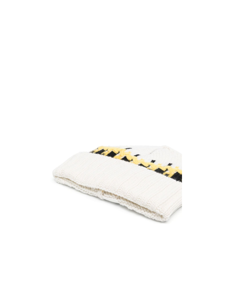 Ermanno Scervino Rib Knitted Hat In White
