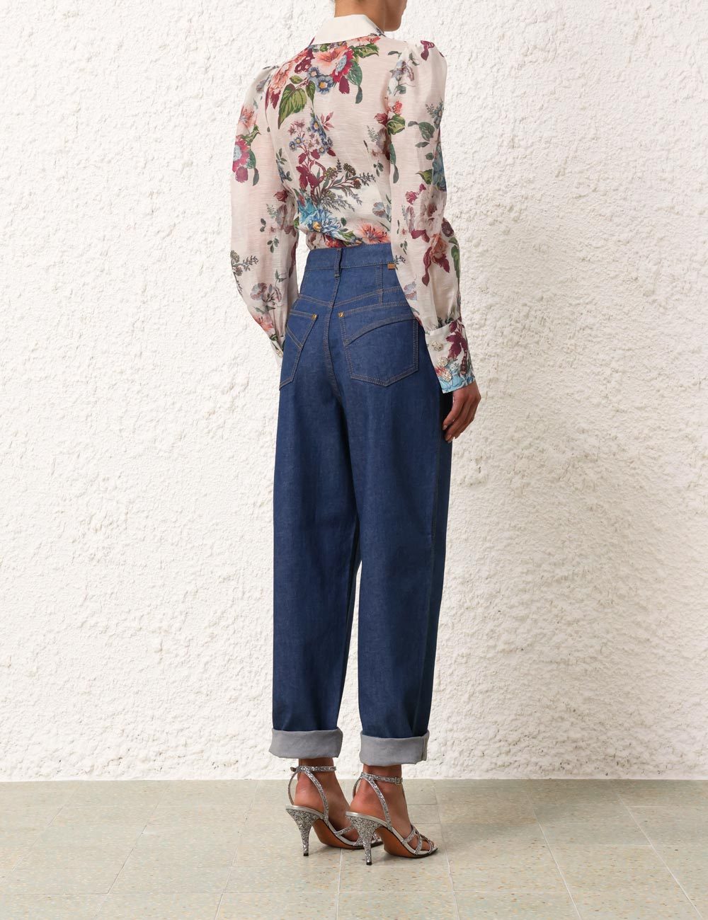 Zimmermann Belt-loop Jeans In Blue